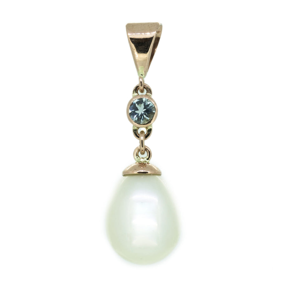 Round & Teardrop Pearl Pendant