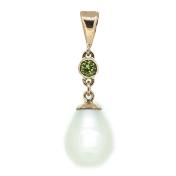 Round & Teardrop Pearl Pendant