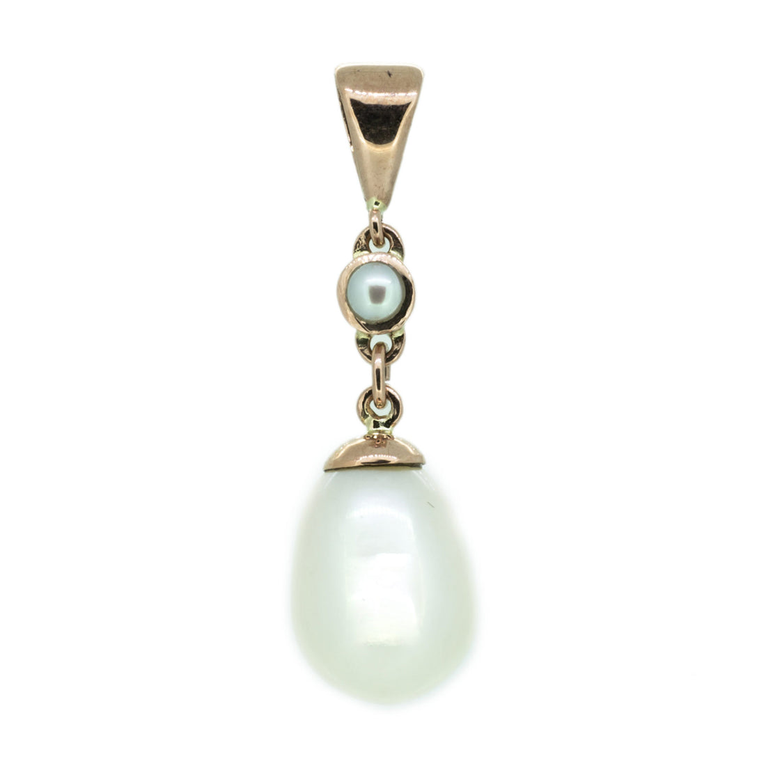 Round & Teardrop Pearl Pendant