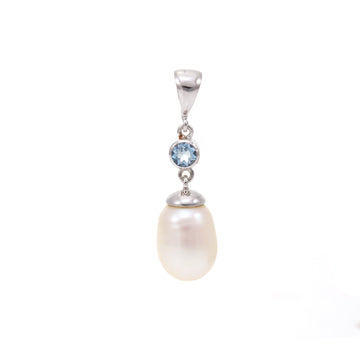 Round & Teardrop Pearl Pendant