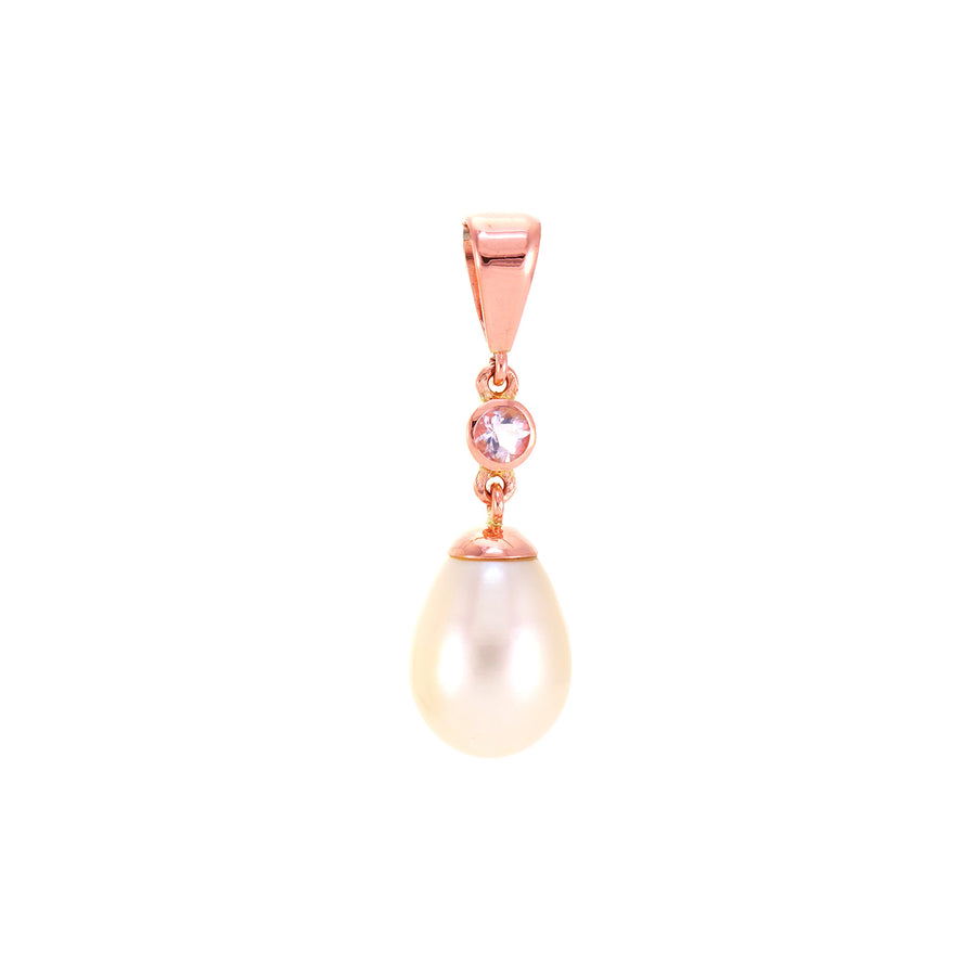 Round & Teardrop Pearl Pendant