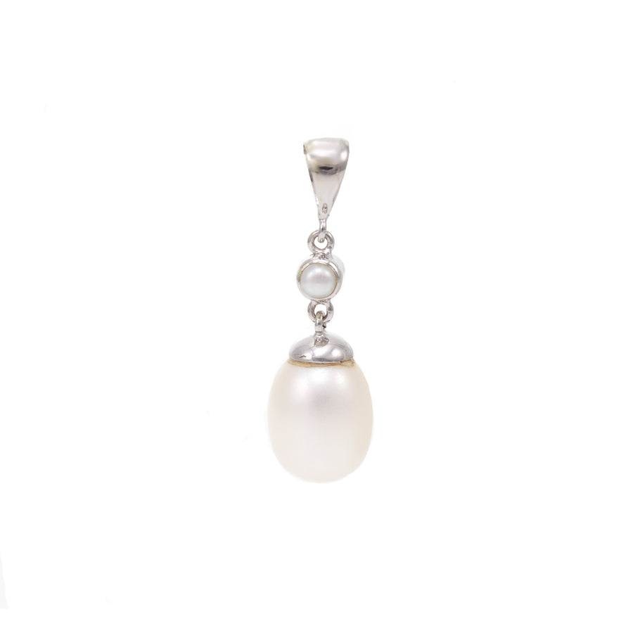 Round & Teardrop Pearl Pendant