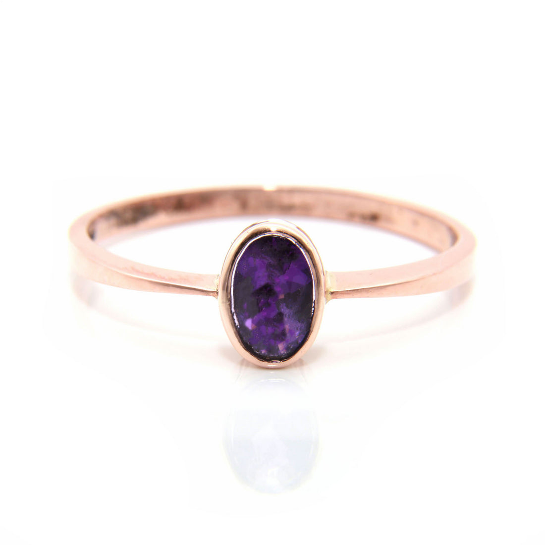 Small Oval Solitaire Ring
