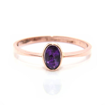Small Oval Solitaire Ring