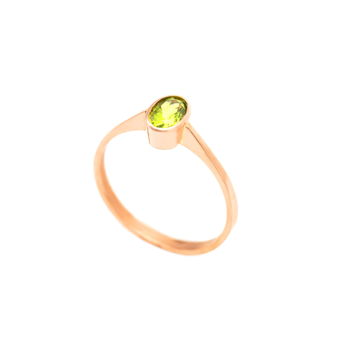 Small Oval Solitaire Ring