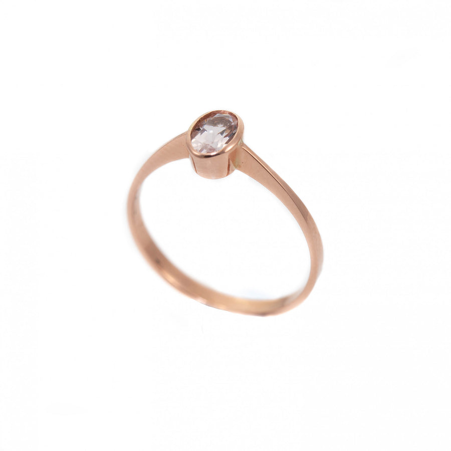 Small Oval Solitaire Ring