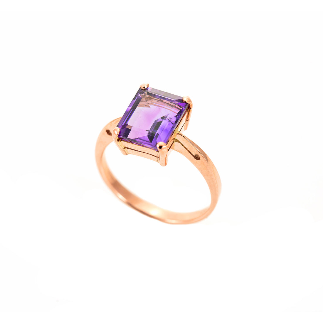 Large Rectangular Solitaire Ring