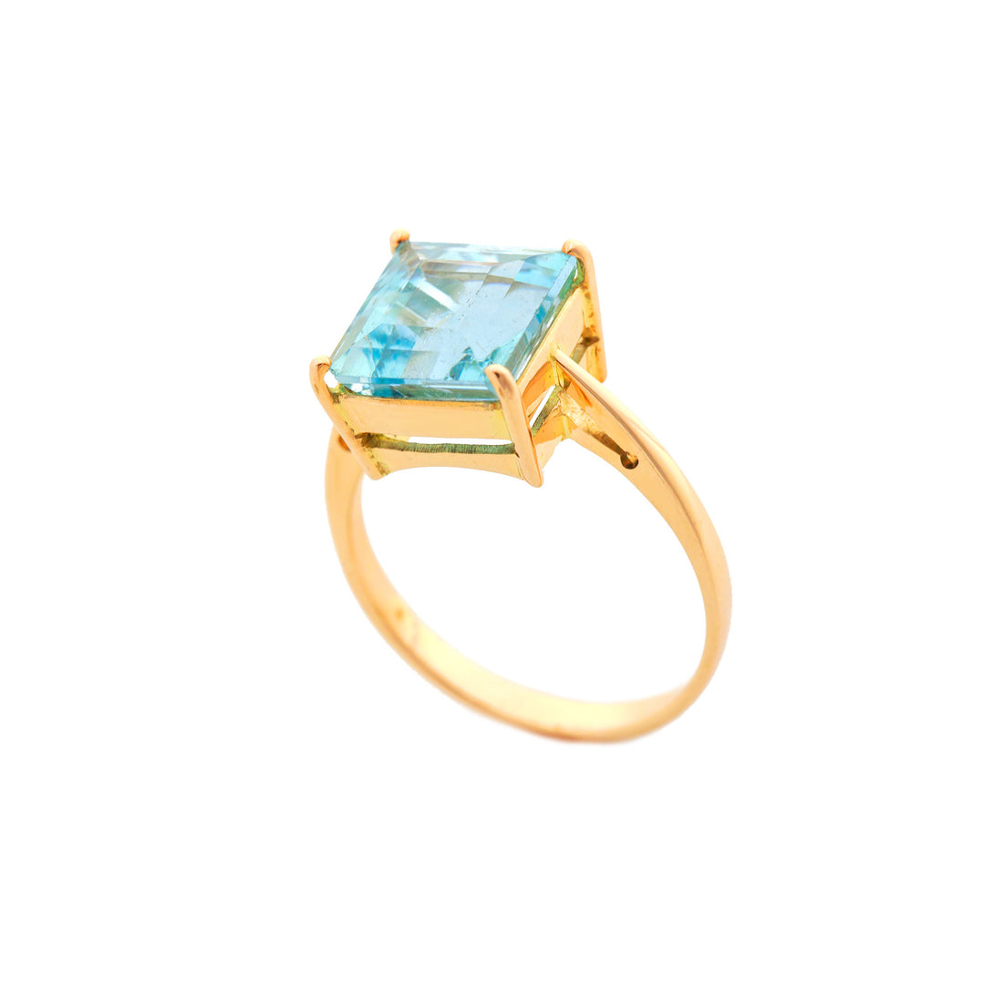 Large Rectangular Solitaire Ring