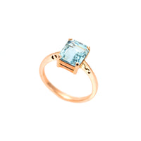 Large Rectangular Solitaire Ring