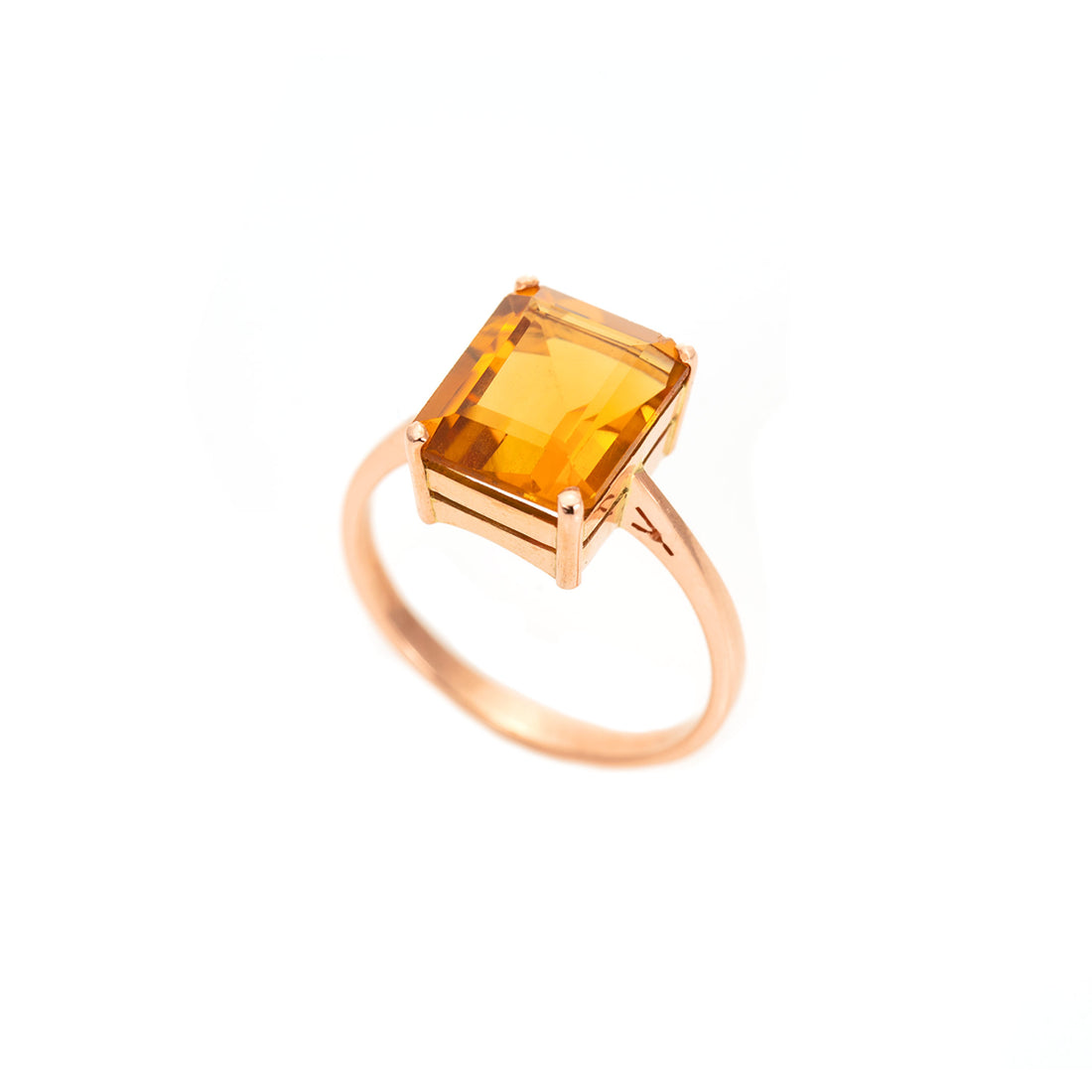 Large Rectangular Solitaire Ring