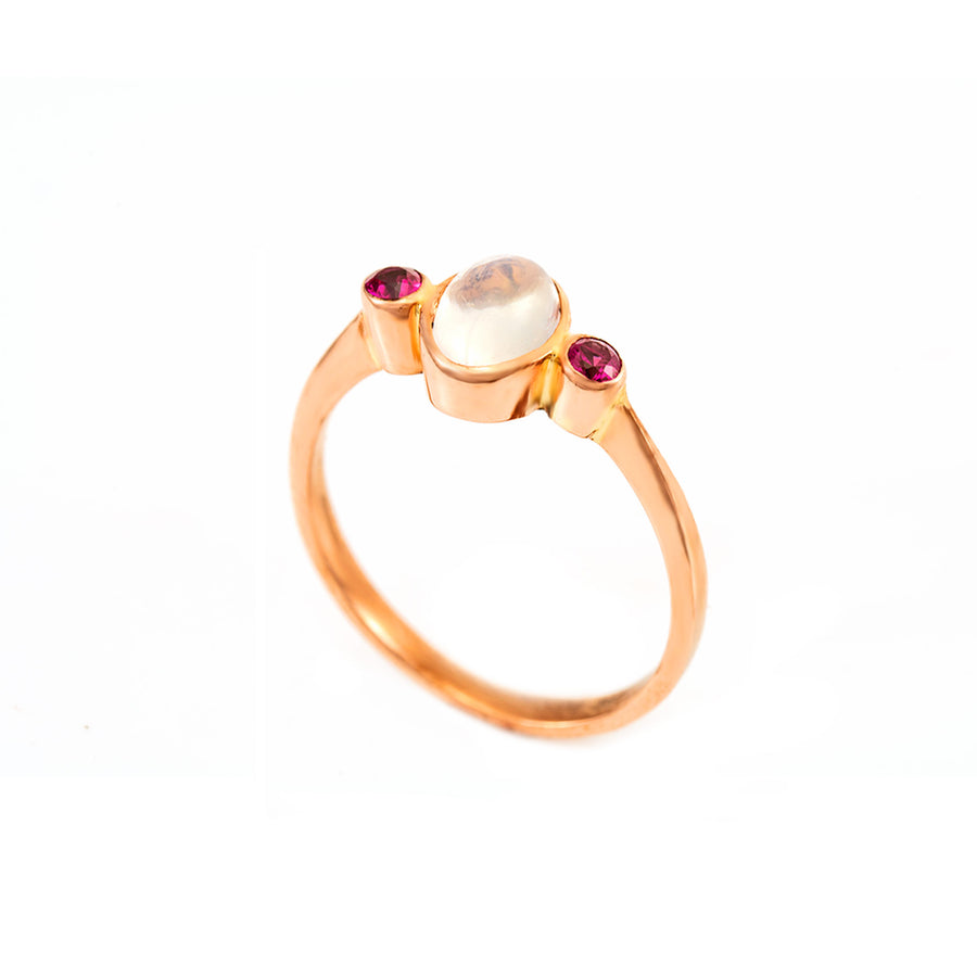 Three Stone Mixed Ring