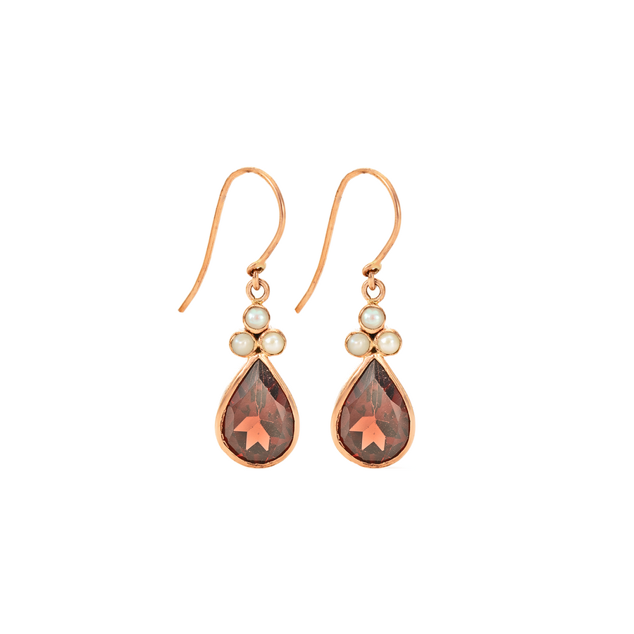 Teardrop & Trefoil Earrings