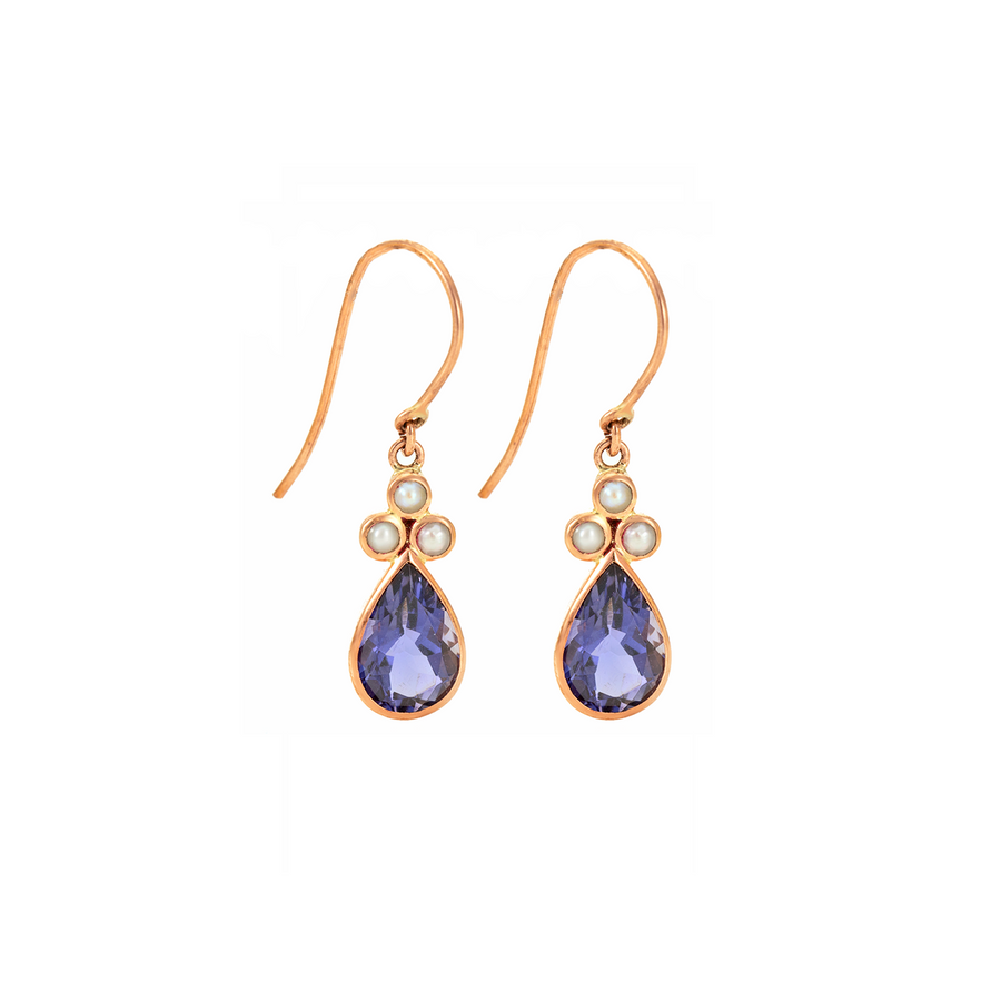 Teardrop & Trefoil Earrings