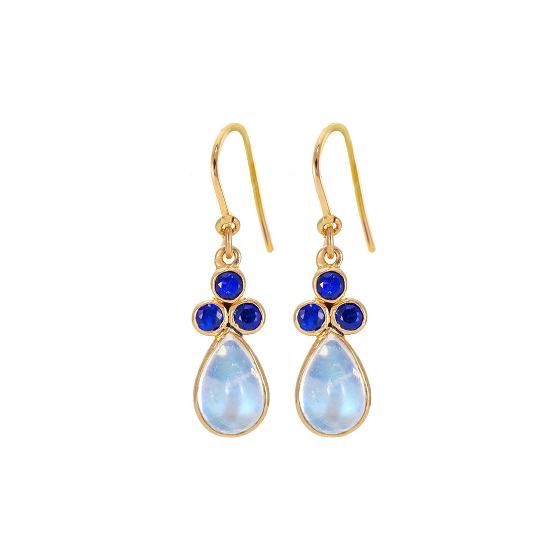 Teardrop & Trefoil Earrings