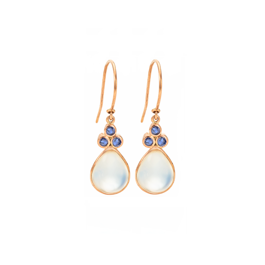 Teardrop & Trefoil Earrings