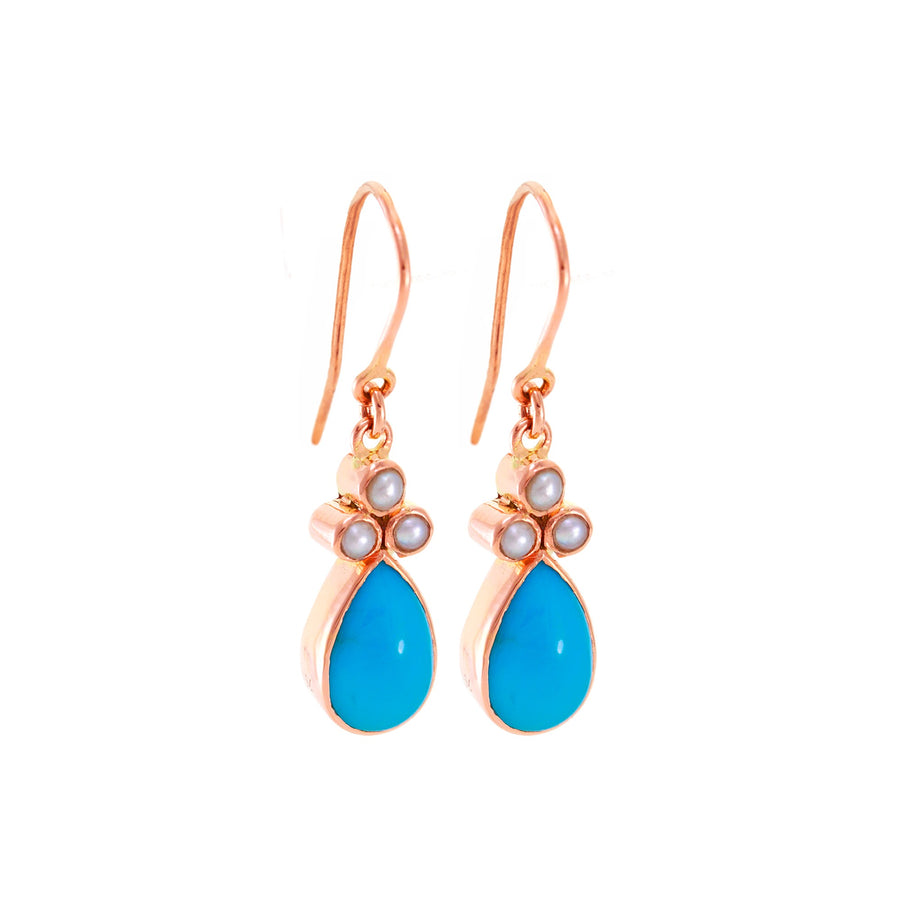 Teardrop & Trefoil Earrings