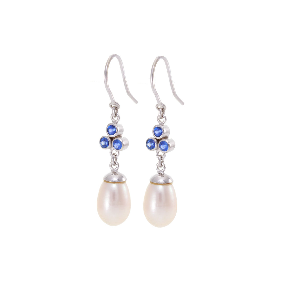 Teardrop & Trefoil Earrings