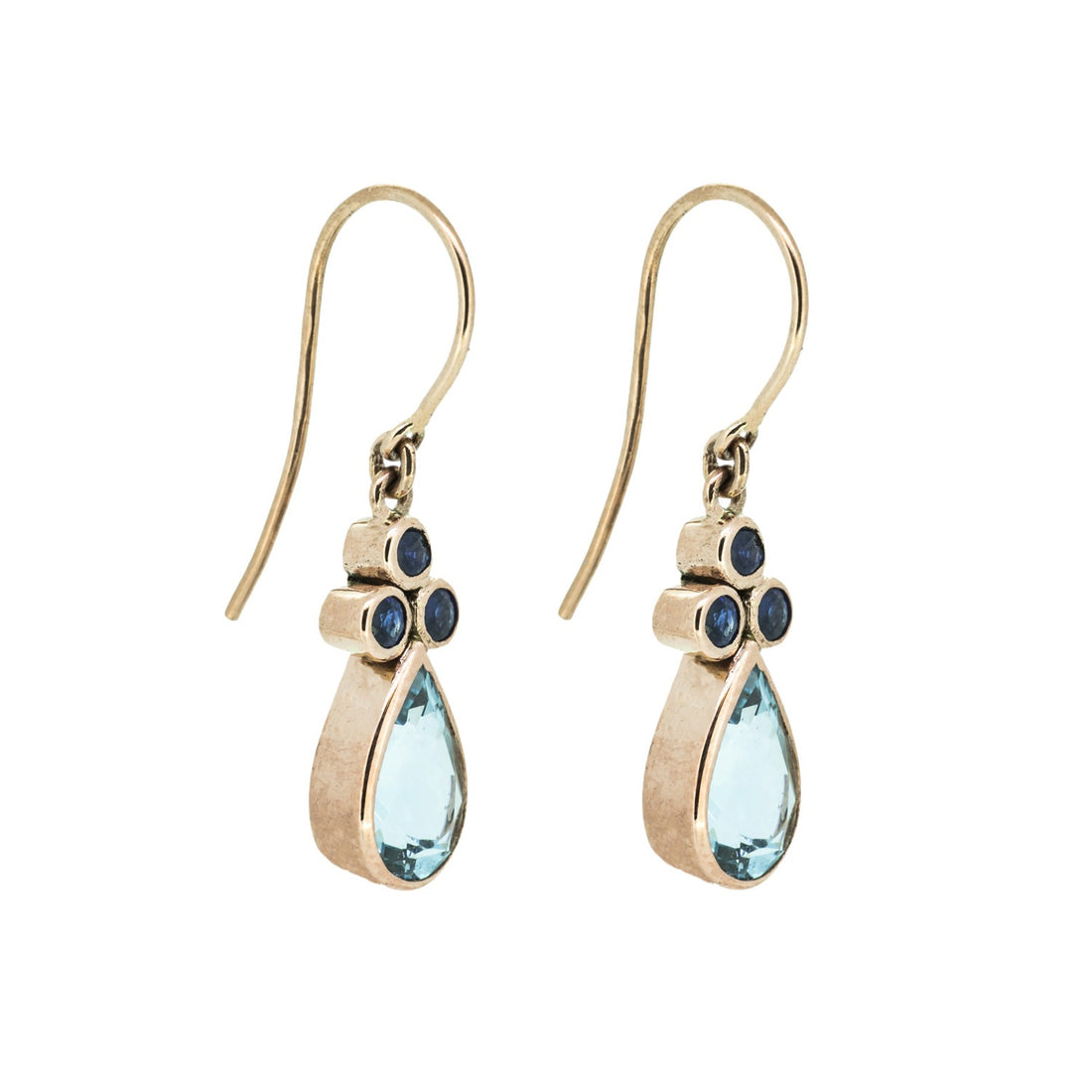 Teardrop & Trefoil Earrings