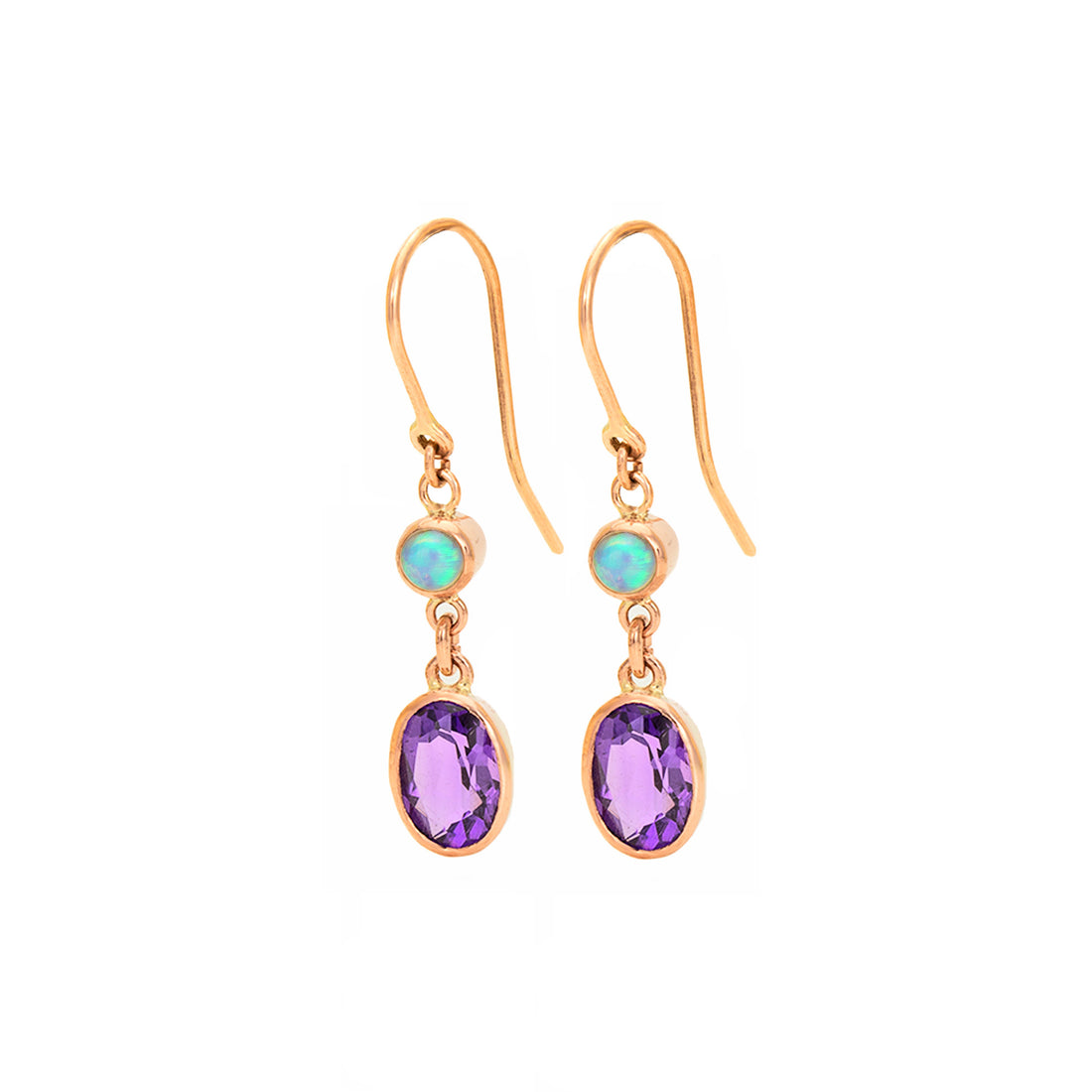 Mixed Double Drop Earrings