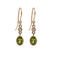 Mixed Double Drop Earrings