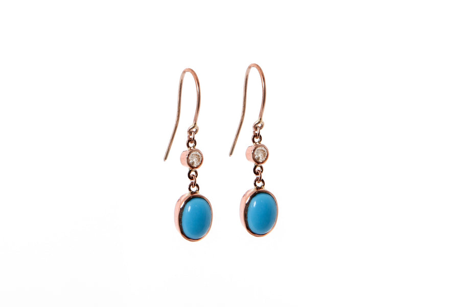 Mixed Double Drop Earrings