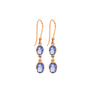 Iolite Double Drop Earrings