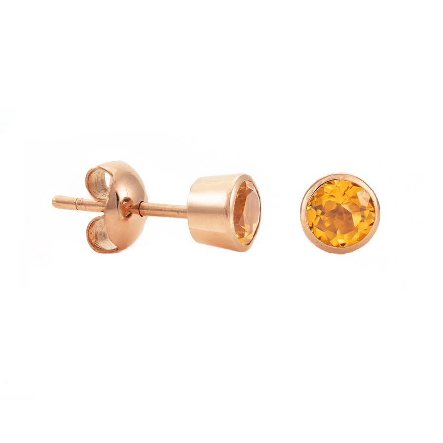 Small Round Stud Earrings