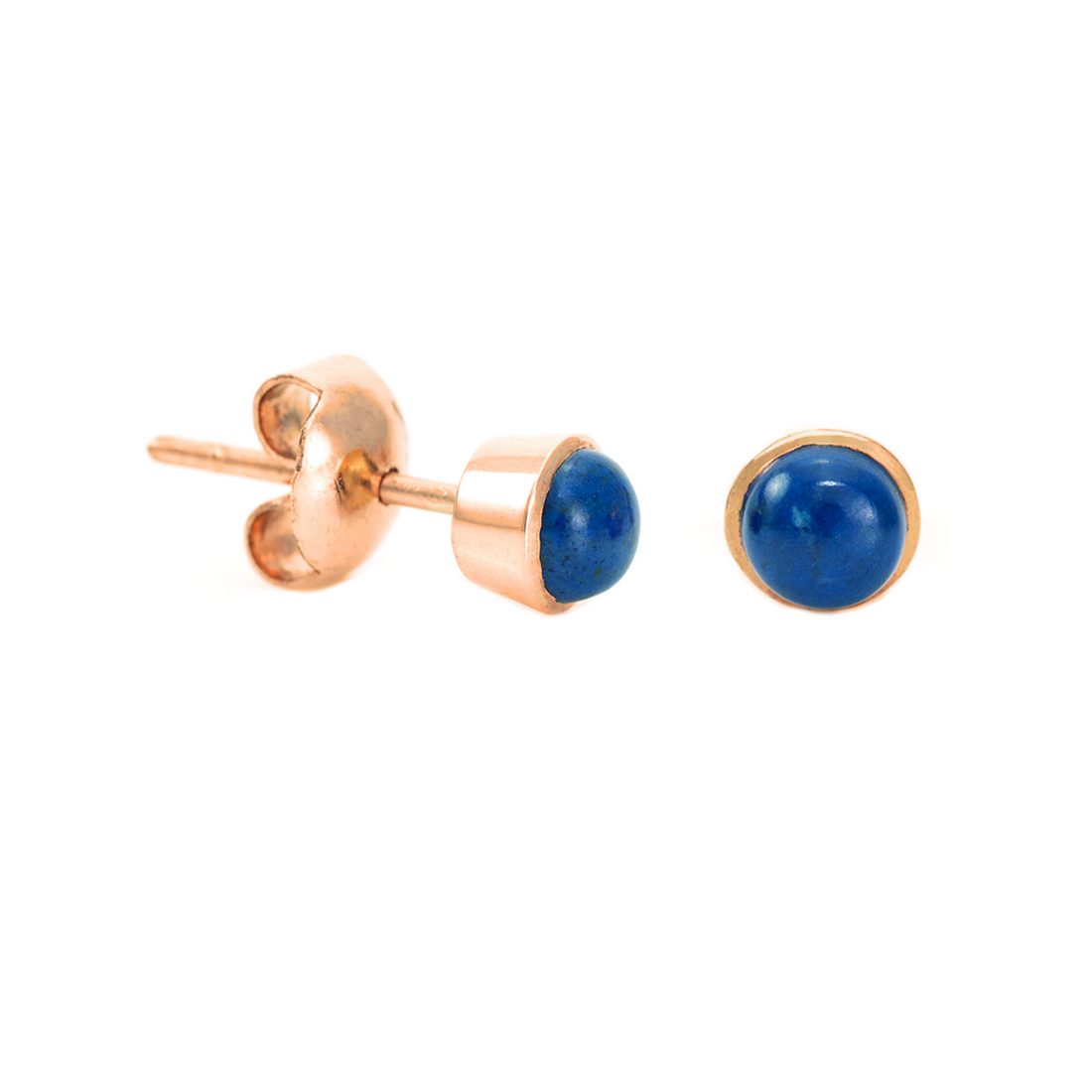 Small Round Stud Earrings