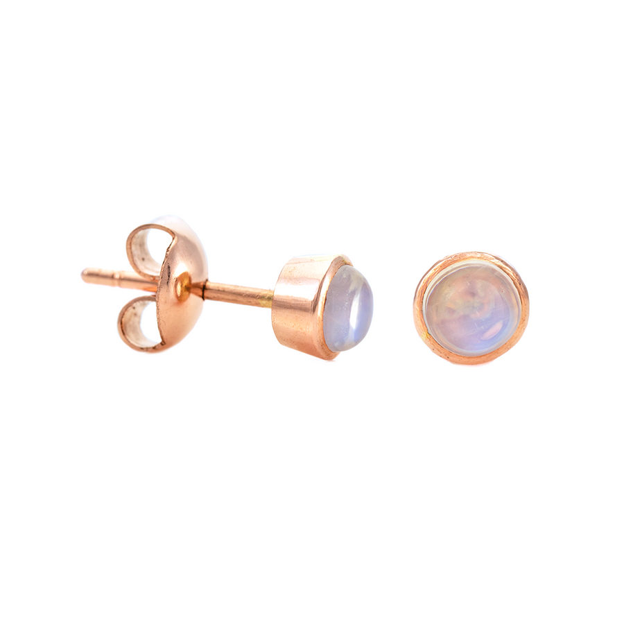 Small Round Stud Earrings