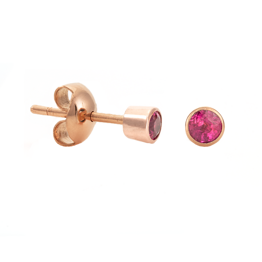 Small Round Stud Earrings