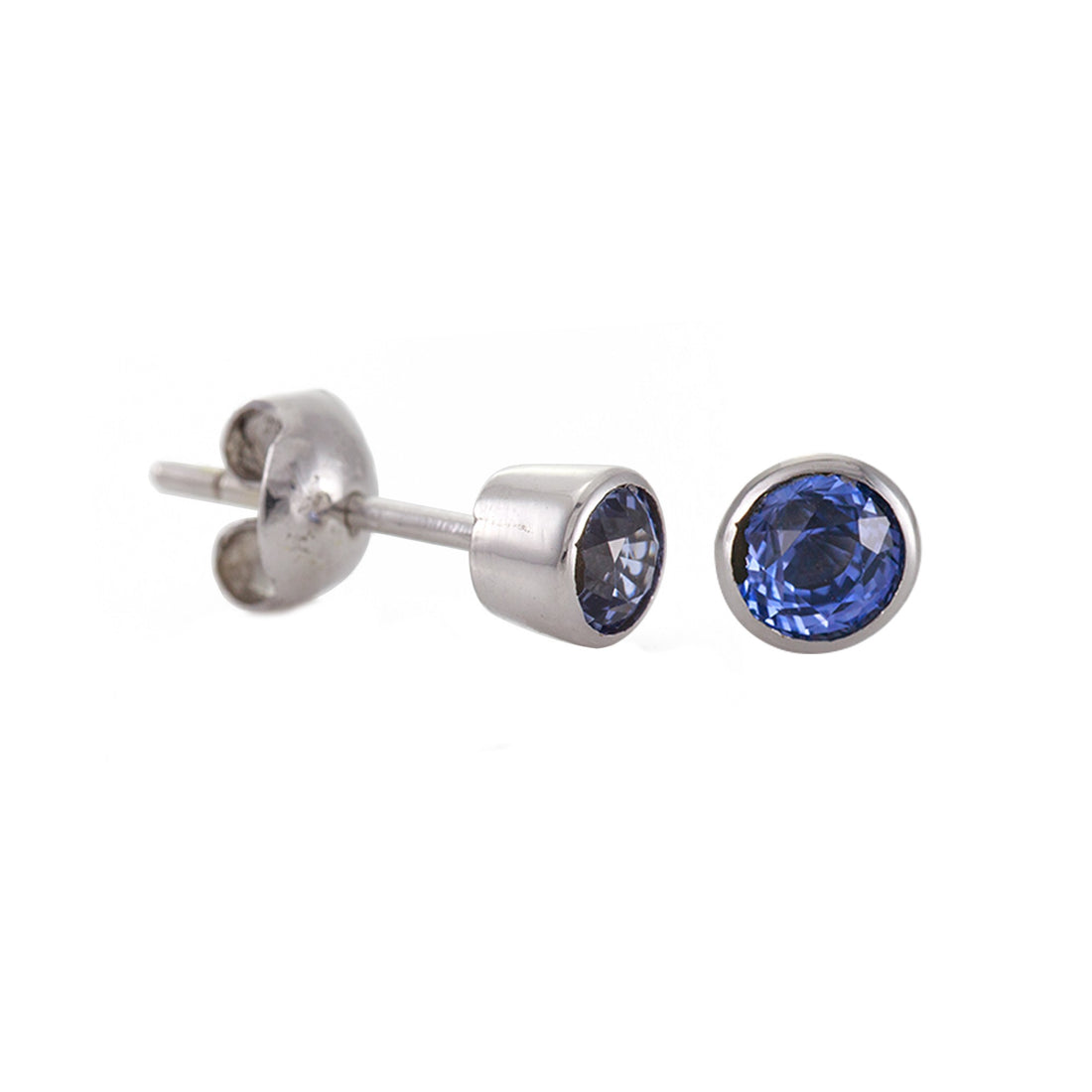 Small Round Stud Earrings