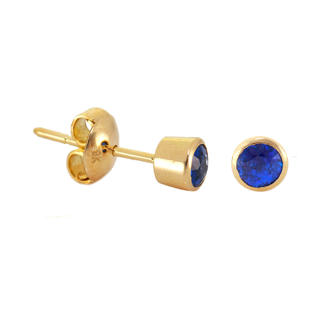 Small Round Stud Earrings