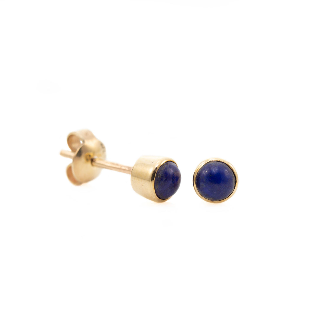 Small Round Stud Earrings