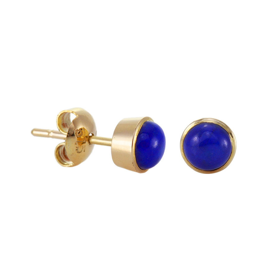 Medium Round Stud Earrings