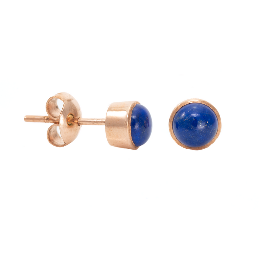 Medium Round Stud Earrings