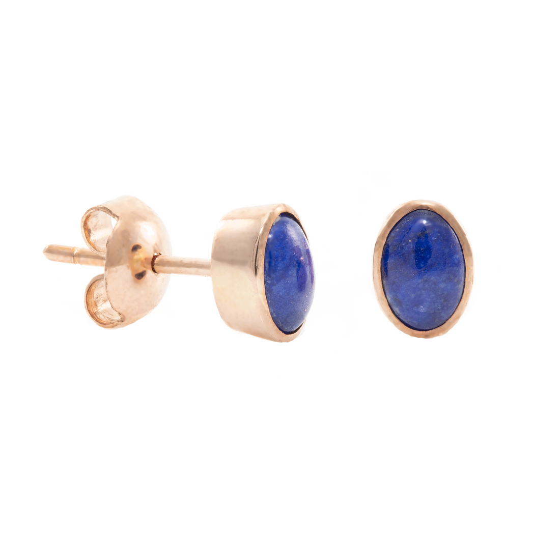 Small Oval Stud Earrings