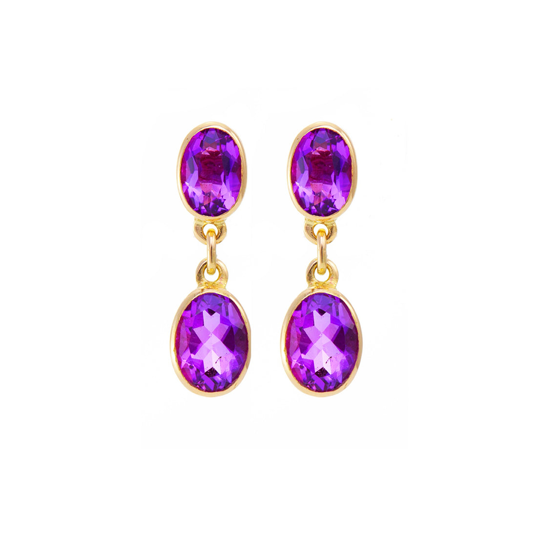 Small Double Drop Earrings