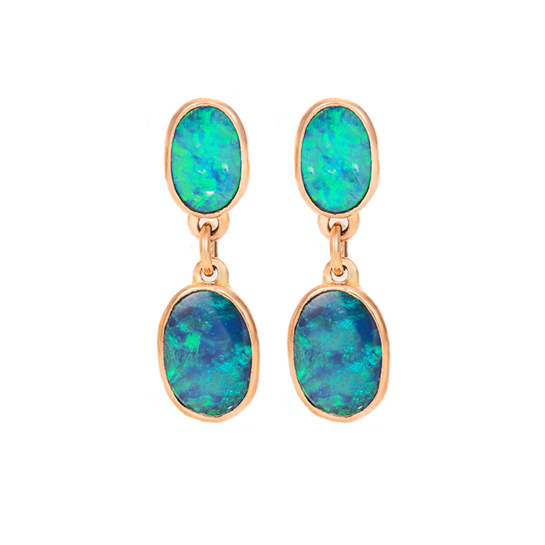 Large Double Drop Earrings