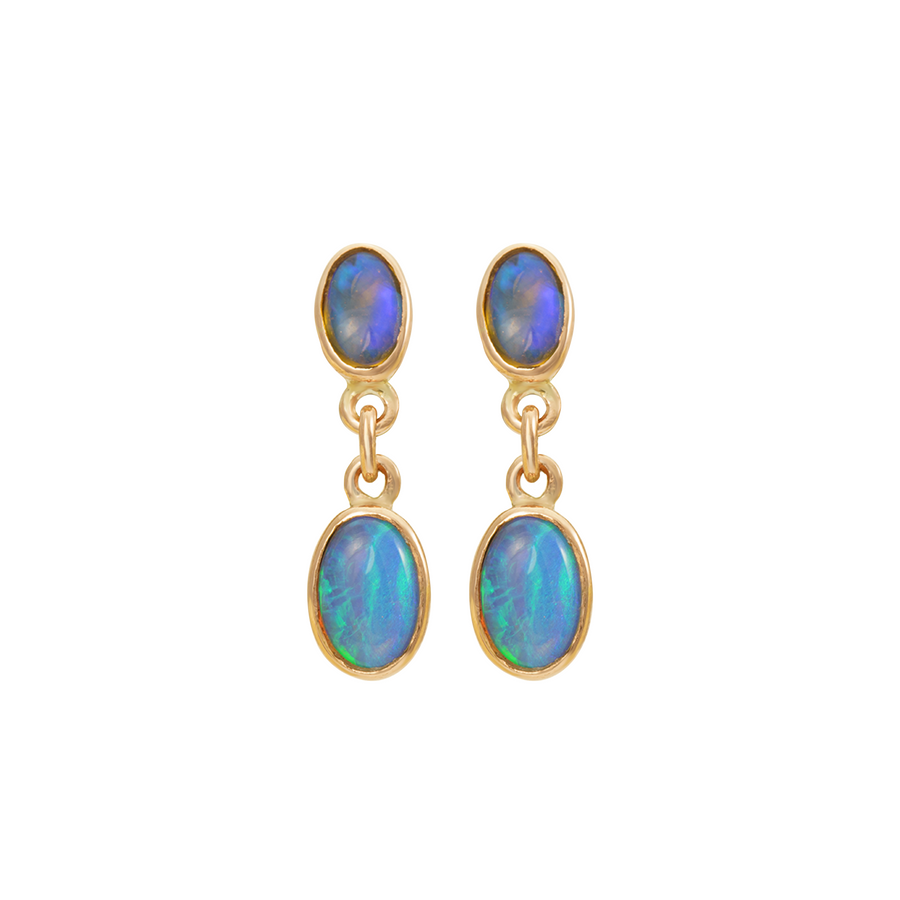 Large Double Drop Earrings