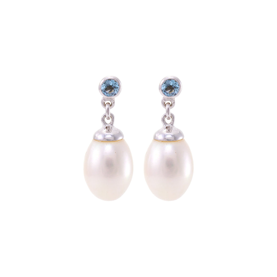 Stud & Teardrop Pearl Earrings