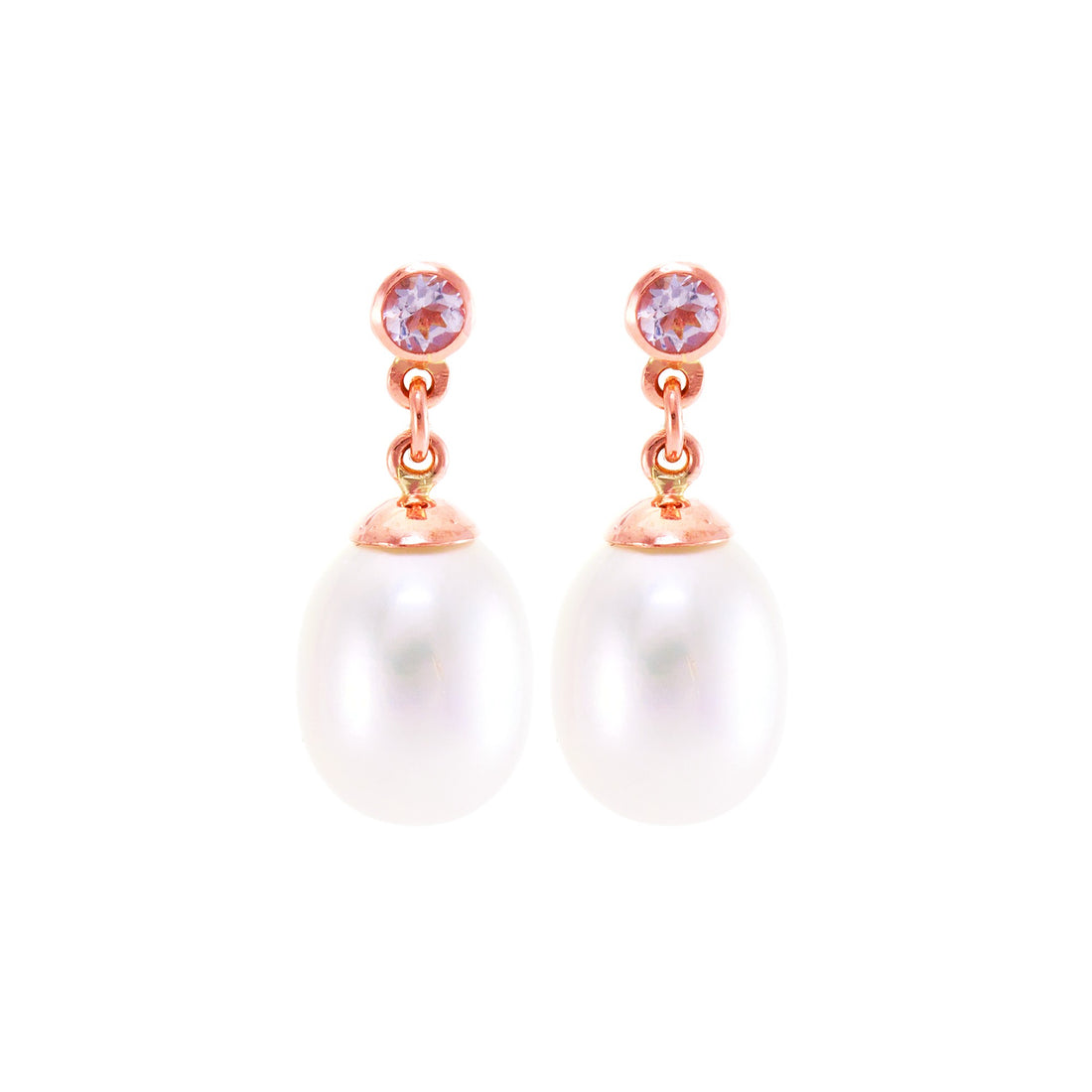 Stud & Teardrop Pearl Earrings