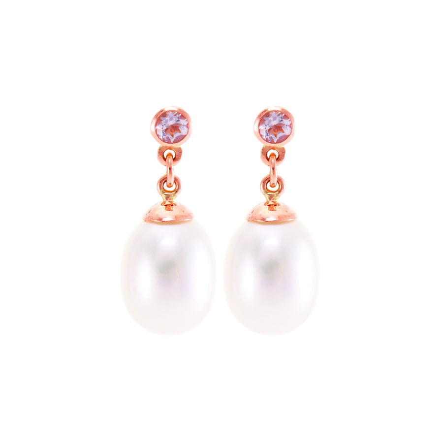 Stud & Teardrop Pearl Earrings