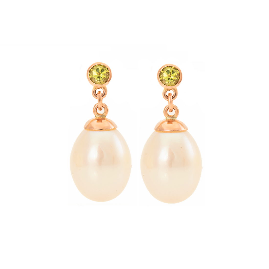 Stud & Teardrop Pearl Earrings