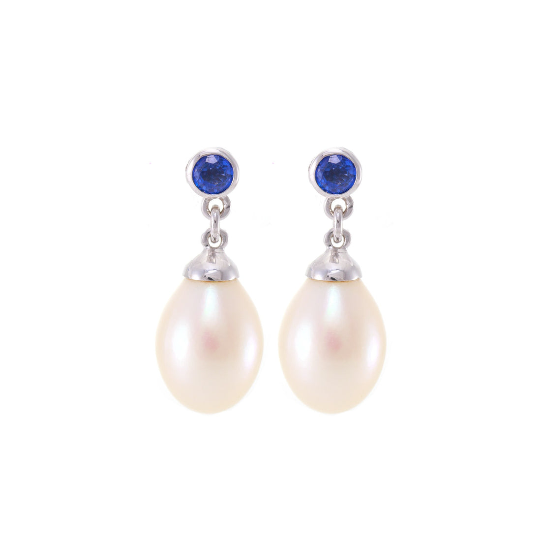 Stud & Teardrop Pearl Earrings