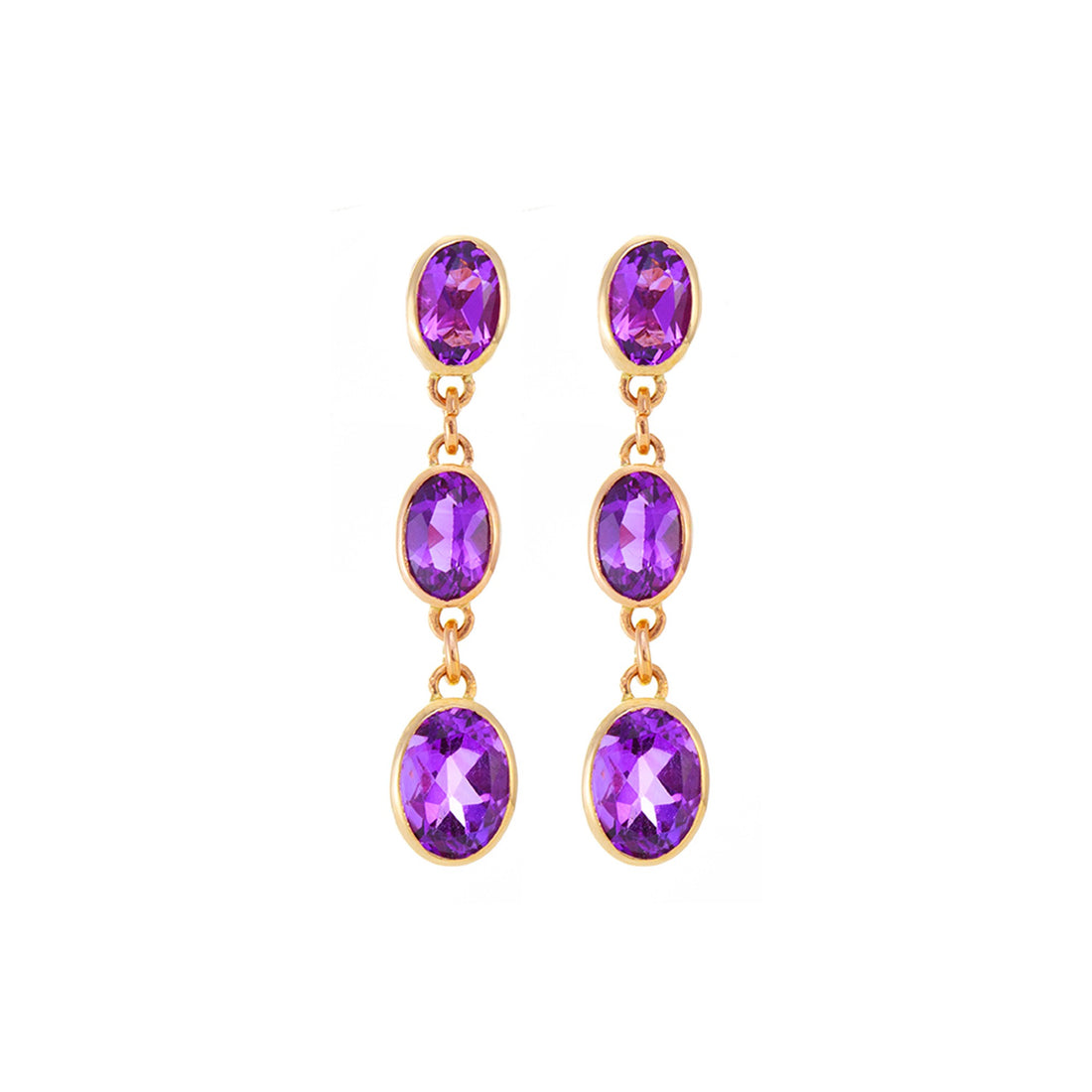 Triple Drop Earrings