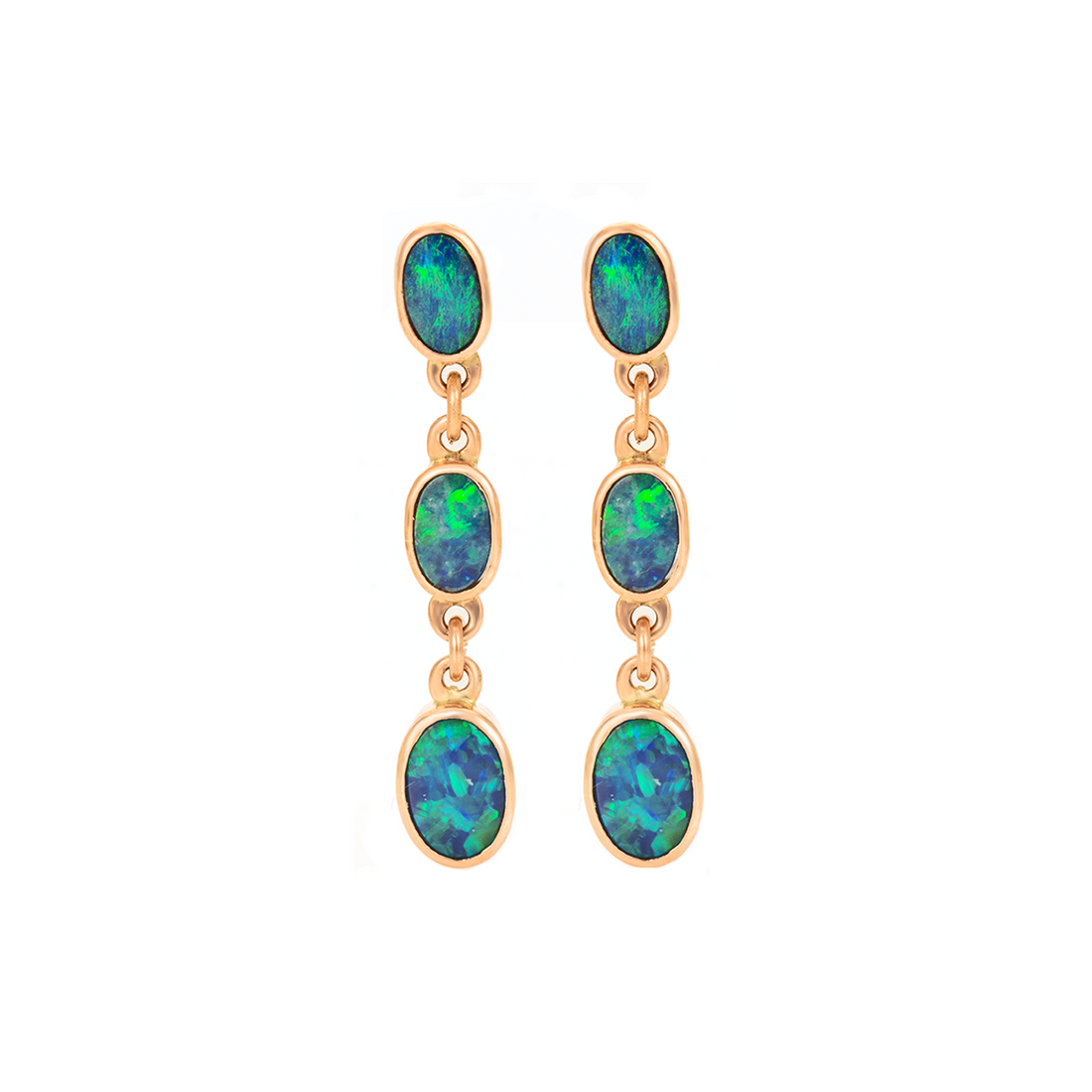 Triple Drop Earrings