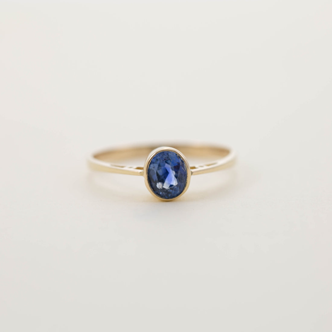 Small Oval Solitaire Ring