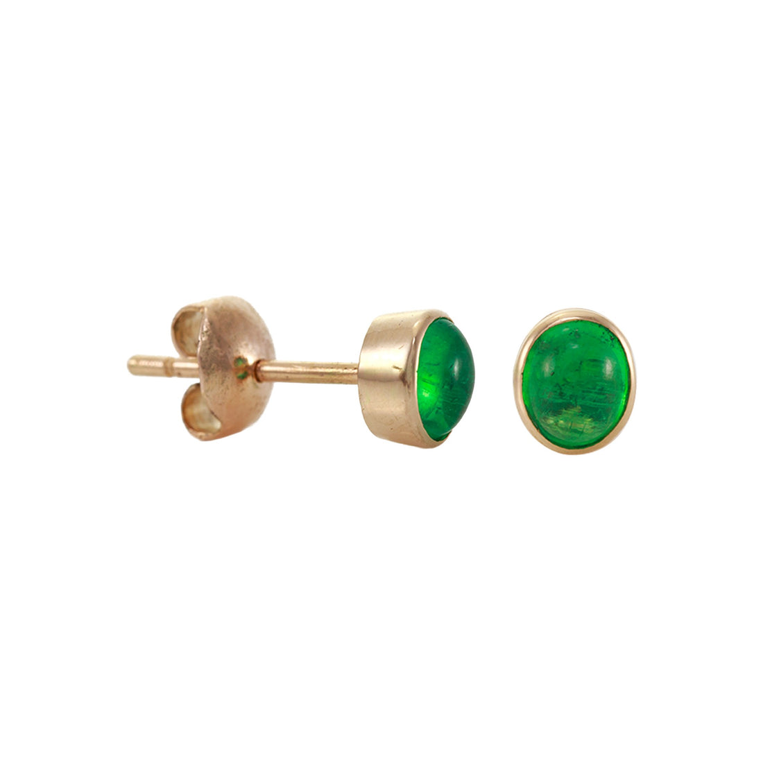 Small Oval Stud Earrings