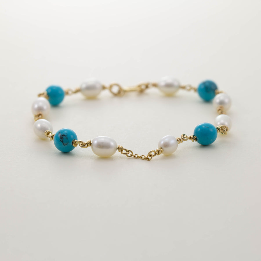 Mixed Stone Bezel Set Bracelet