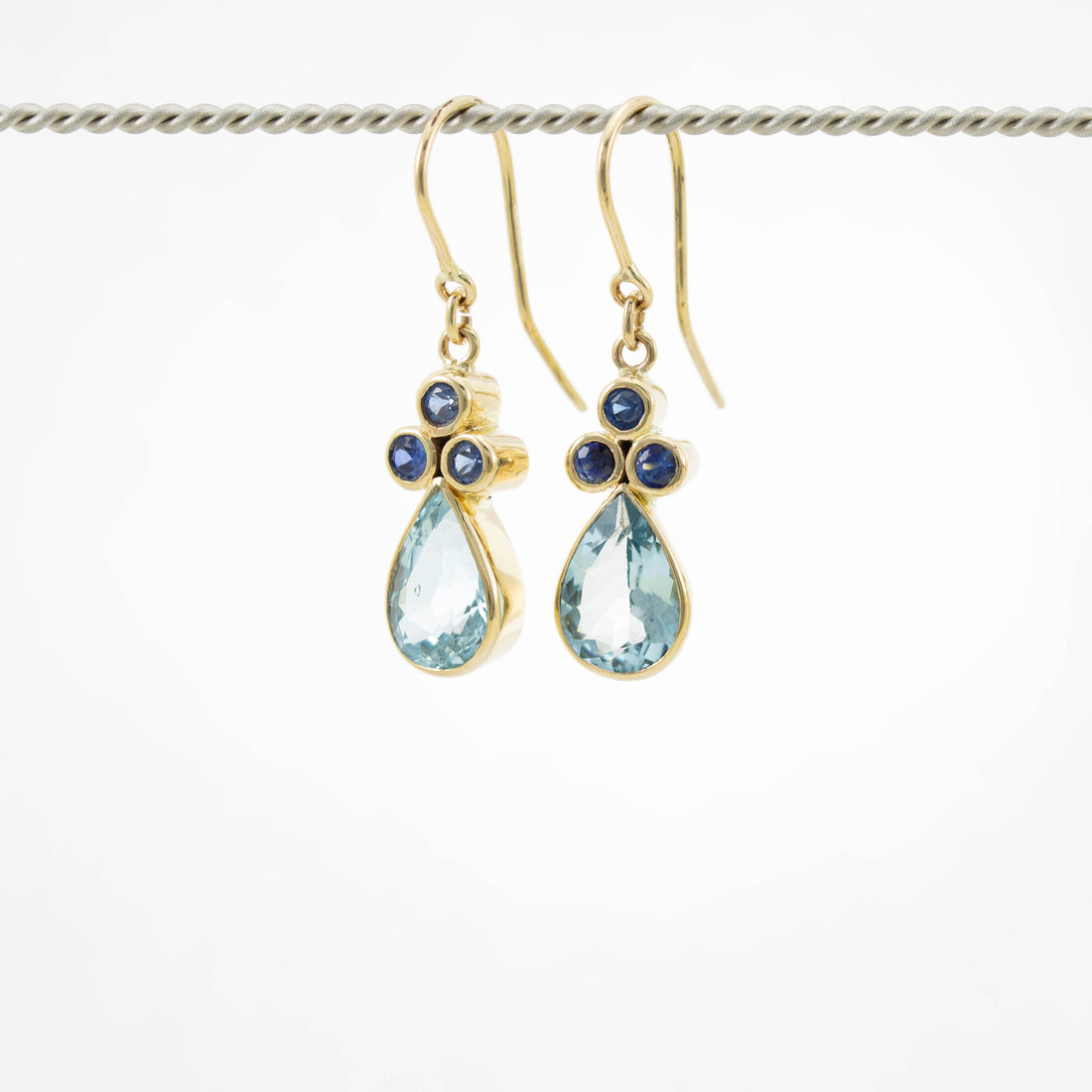 Teardrop & Trefoil Earrings